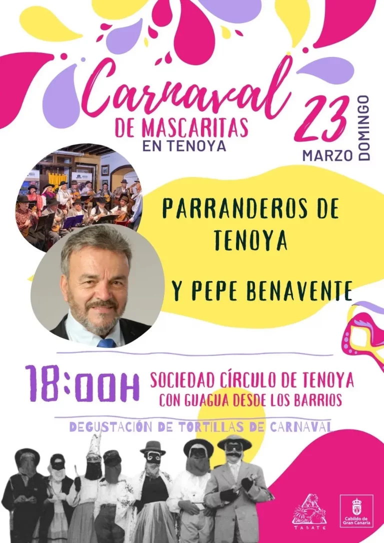 ¡El Carnaval de Mascaritas llega a Tenoya! 