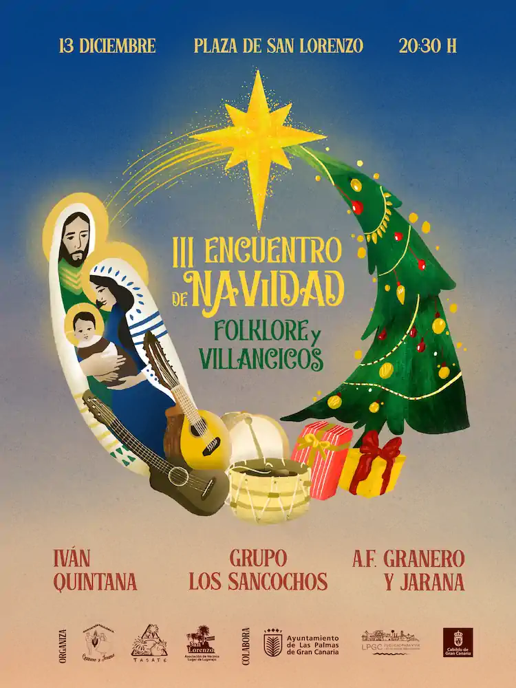 La Plaza de San Lorenzo acoge el III Encuentro de Navidad: Folklore y Villancicos